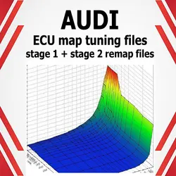 Strumento di riparazione auto Diagnostica Automobili Audi ECU Mappa Tuning File Stage 1 + Stage 2 Remap File potenza di riparazione ecu