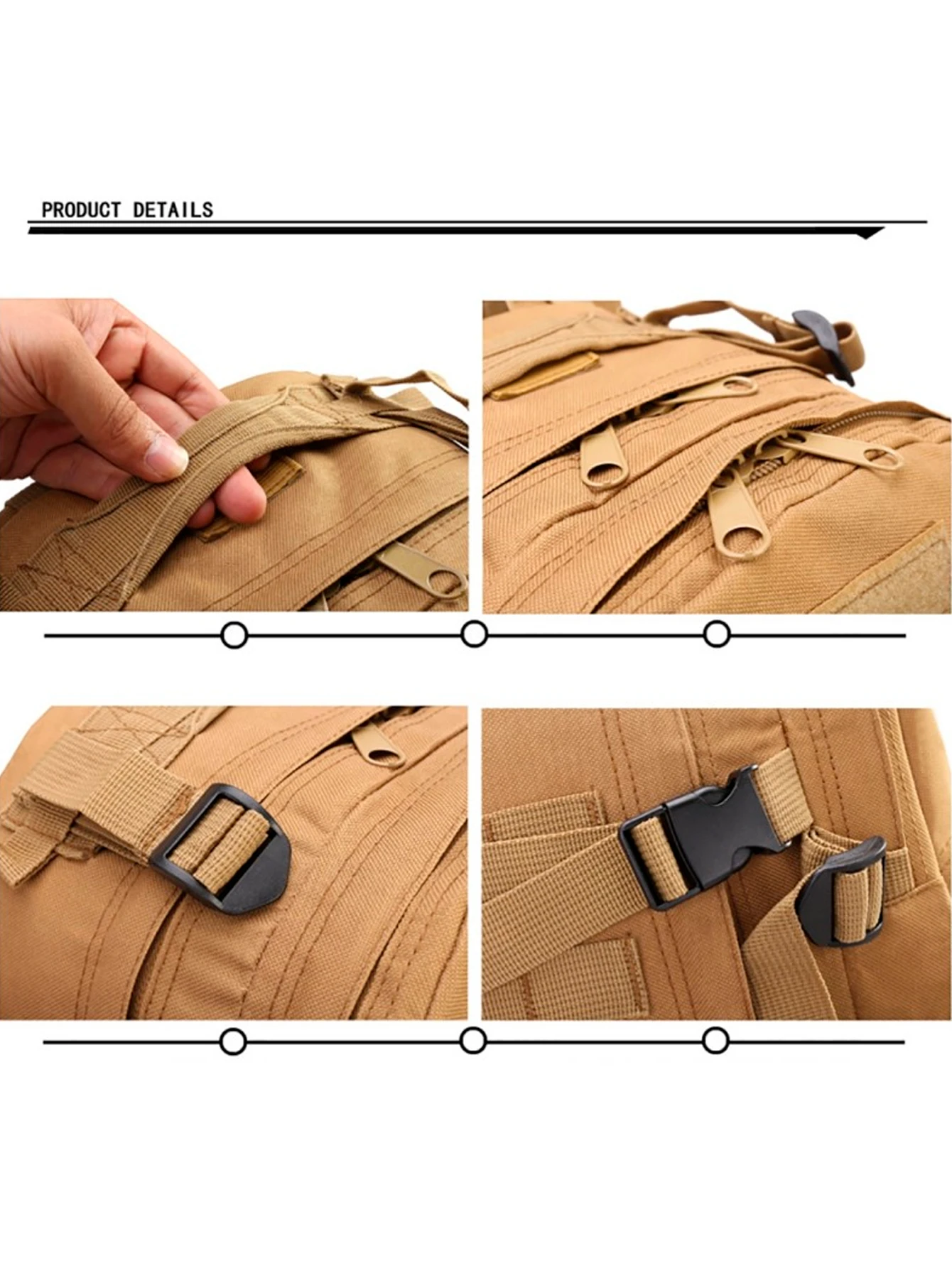 حقيبة ظهر عسكرية تكتيكية كبيرة مقاومة للماء ، 40 لتر #6