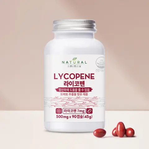 내추럴이믹스 토마토 라이코펜 리코펜 500mg x 90캡슐 (3개월분)