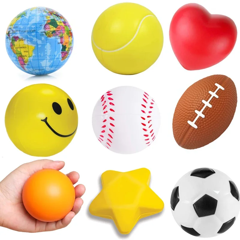 Stress Ball Hand Therapy Fidget Toys Squeeze Relaxing Gadgets Funny Gifts Pelota Antiestrés Para Manos игрушка антистресс — zdjęcie 2