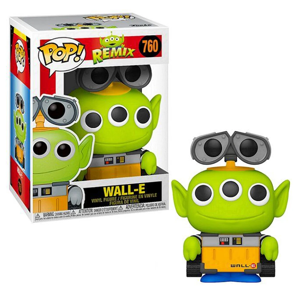 Funko pOP! Disney: Pixar Alien Remix - Wall-E, 48363 reference, original, children's toys, toys for girls, original gifts, collector, figures, dolls, shop, new, man, woman, official license