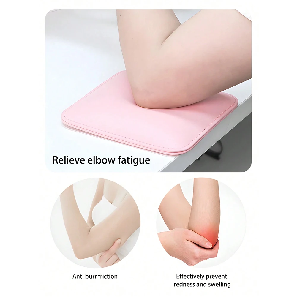 1pcs Klimonla Square Nail Elbow Pad, Circular Nail Pillow, Memory Pad, Easy To Clean And Comfortable Nail Protection Pad