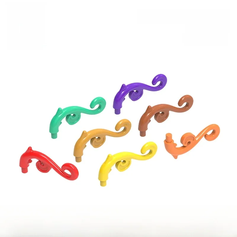 Wange 152 pièces/lot 28870 blocs de construction de tige de plante incurvée MOC accessoires de toit partie Compatible avec brique jouets pour enfants boîte-cadeau