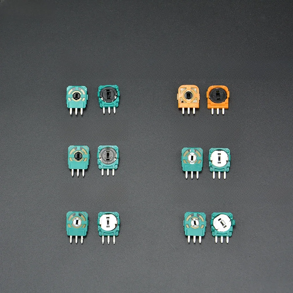 GSF 10 pièces Micro-interrupteur analogique 3D d'origine pour manette PS4 PS5, potentiomètre de résistance d'axe de joystick 3D pour Xbox One