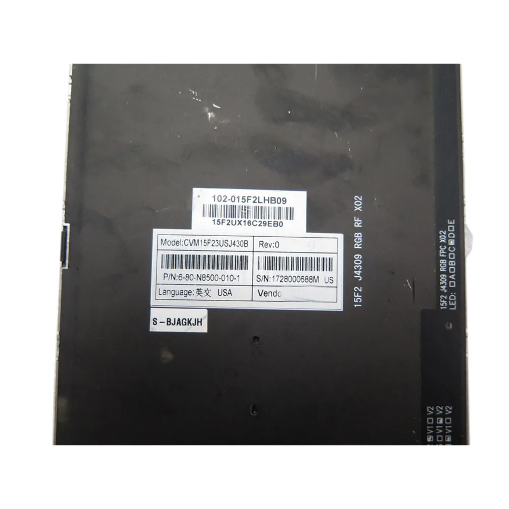 

RGB Backlit N850 Keyboard For CLEVO N850EJ1 N850EK N850EK1 N850EL N850EP6 N850EZ N850HJ N850HJ1 N850HK N850HK1 N850HP6 N850HZ