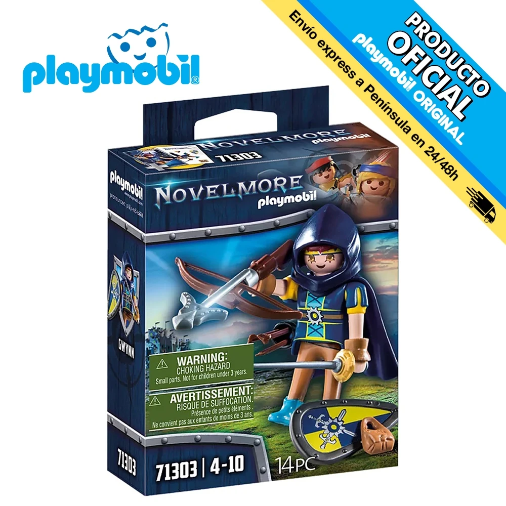 Playmobil Novelmore Gwynn with combat gear, 71303, original, toys, boys, girls, gifts, collector, figures, dolls, store, with box, clicks, famobil