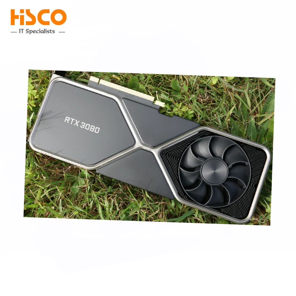 بطاقة رسومات NVIDIA GeForce RTX 3080 Founders Edition سعة 10 جيجابايت GDDR6X مستعملة