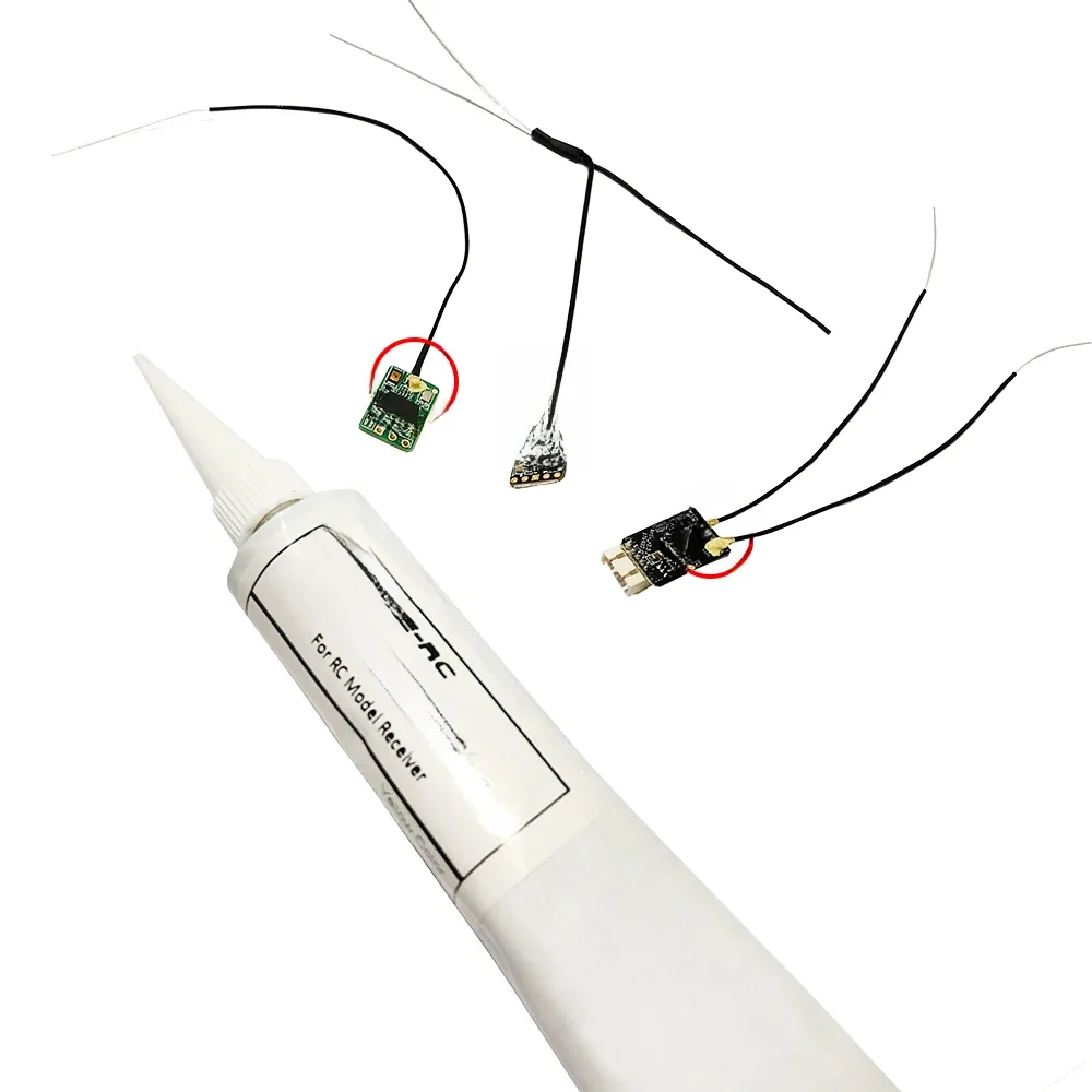Mocowanie anteny odbiornika FrSky dla Futaba FrSky R9 mini X4R X4RSB XM + R-XSR odbiornik części modelu RC — zdjęcie 2