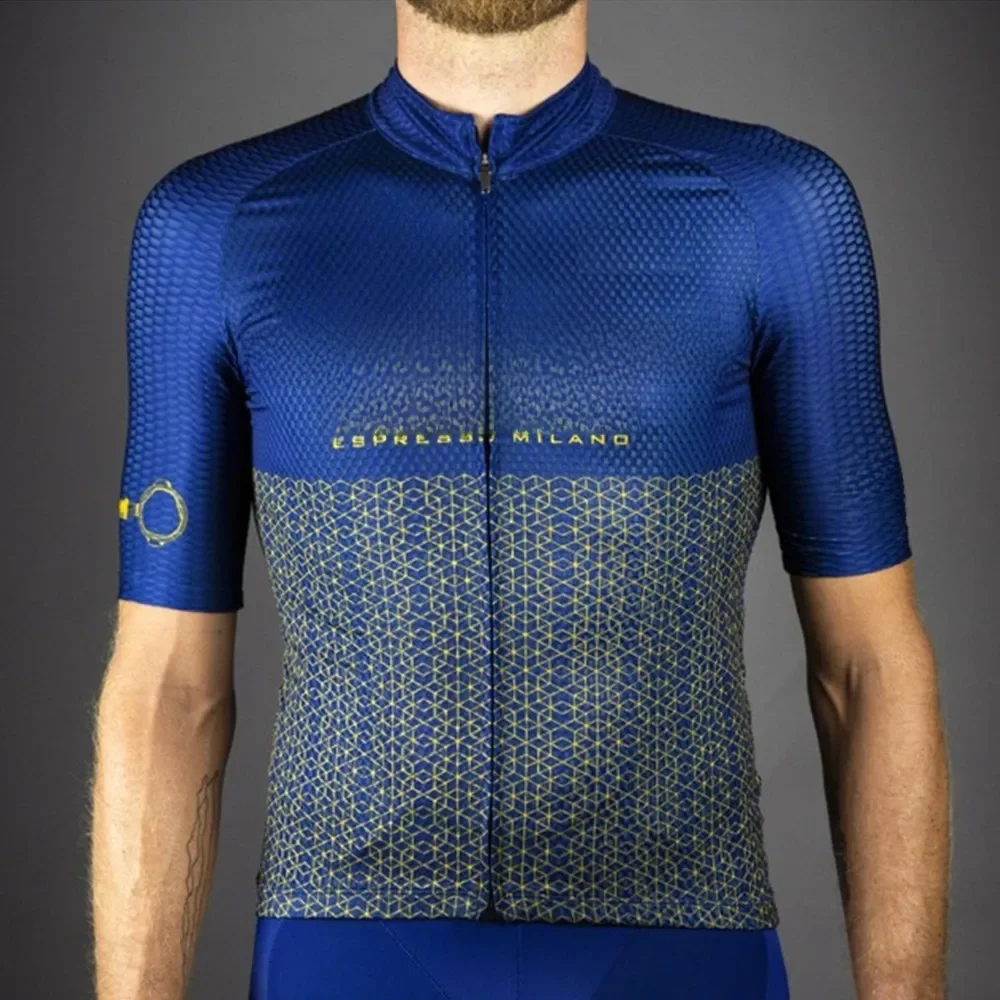 AliExpress ESPRESSO MAFIA LA FABRICA Cycling Jersey Summer Short Sleeve 20D BIBS Road Bike Apparel CUORE Replica