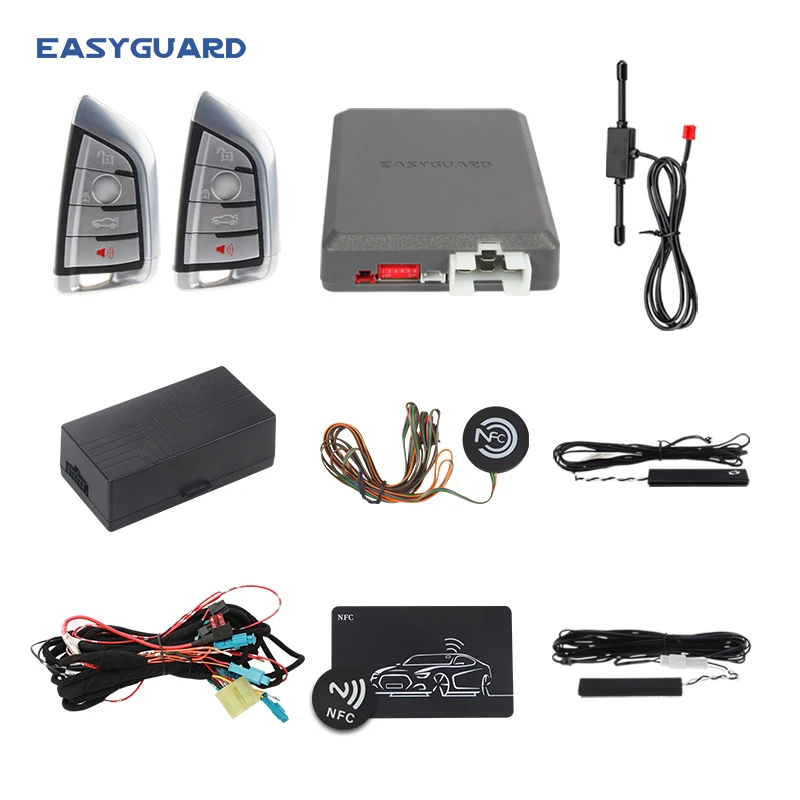 EASYGUARD zdalny rozrusznik plug and play (jack by jack) pke alarm samochodowy pasujący do G30 G20 G02 F39 po 2018 inteligentnym dostępie