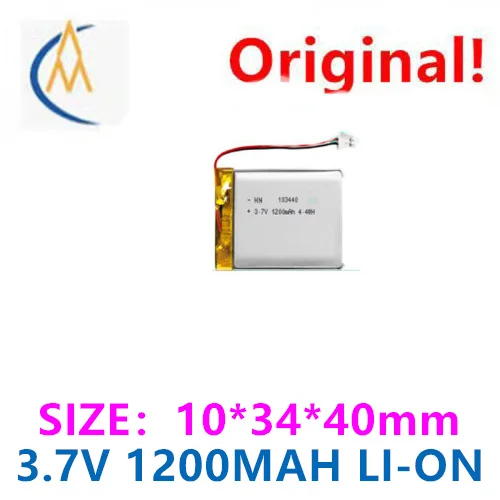 buy more will cheap 3.8V polymer lithium battery 103440 driving recorder MP3 point reading pen 1200mah recording pen charging