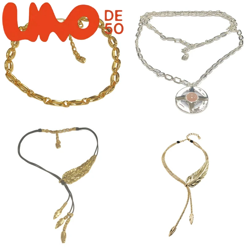 

2025 Newest UNOde50 Silver Plated S925 and Gold Plated 14K Fashion Design Necklace Affordable Choice.