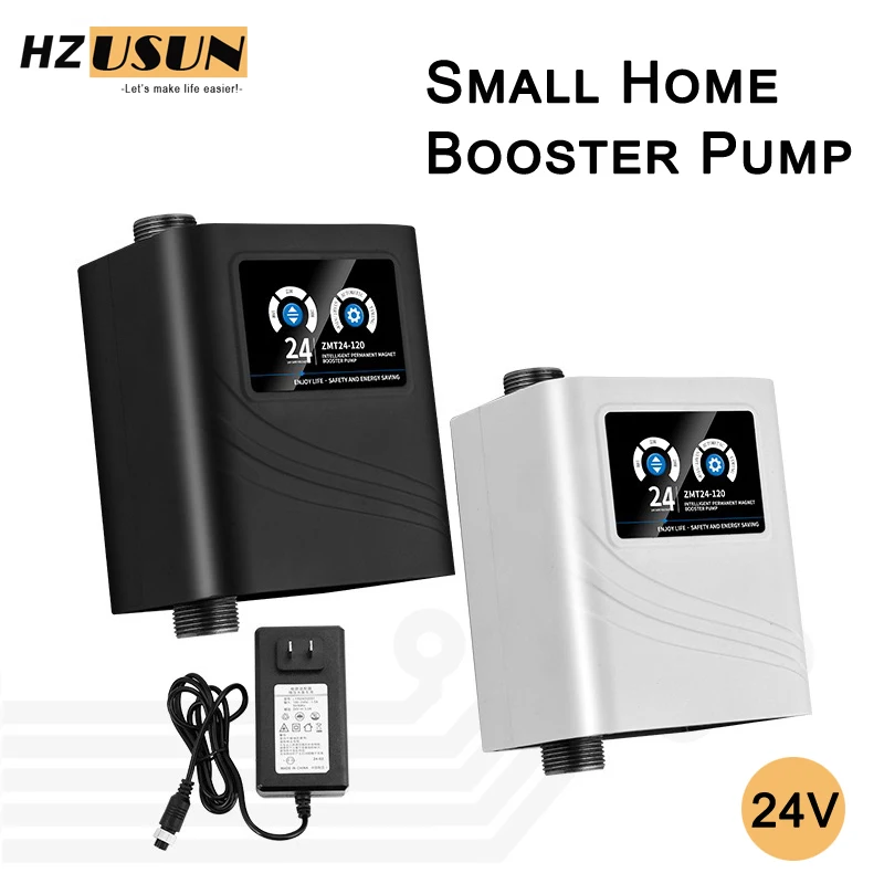 

Мини-насос постоянного тока для дома, 24 В, автоматический бытовой электрический тихий нагреватель для душа, повышающий насос высокого давления для резервуара для воды