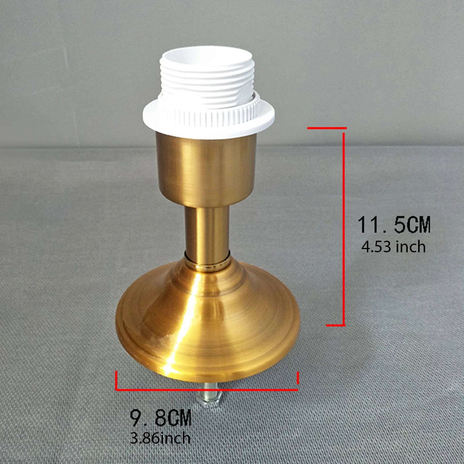 E27 Lamphouder Stevige lampvoet Eenvoudig te installeren Vervanging E27 Metaal DIY Gemodificeerde Tafellamp Accessoires Keramische Fles Onderdeel