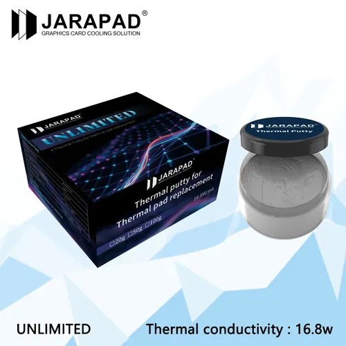 Masilla térmica ILIMITADA JARAPAD para procesador VGA GPU IC almohadilla térmica de enfriamiento rápido/masilla de bloqueo de calor de alto rendimiento