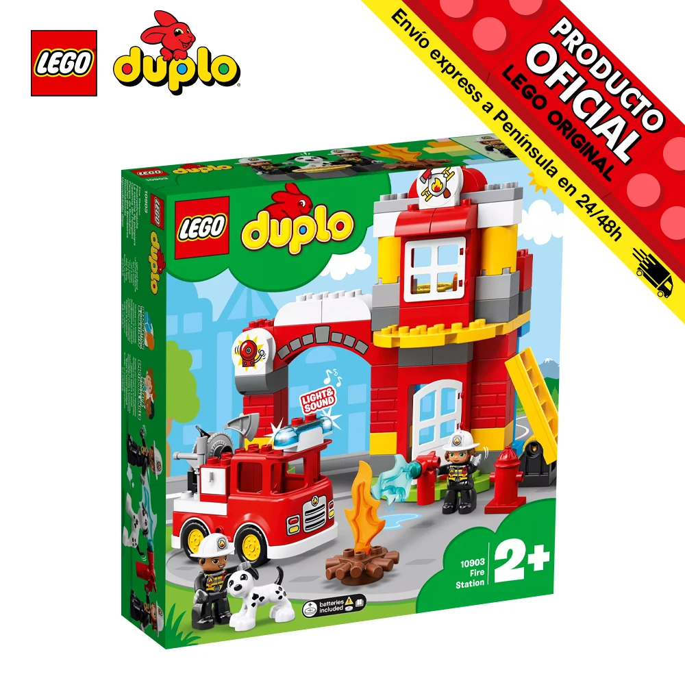 Lego Duplo fire park reference 10903-toys, boys and girls, figures, blocks and pieces, Original, official license, construction