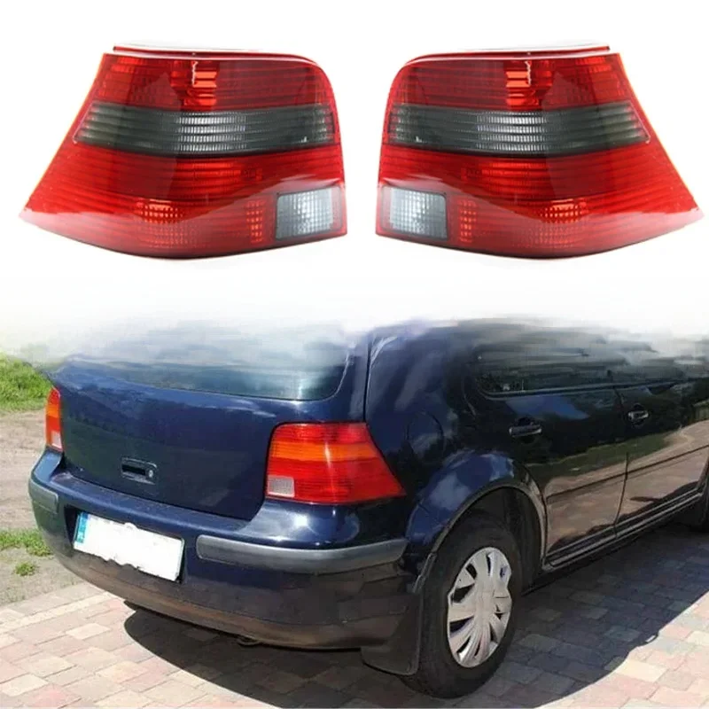 Paire de feux arrière gauche et droit pour Volkswagen VW Golf 4 1998 1999 2000-2006, feu d'avertissement, feu de recul