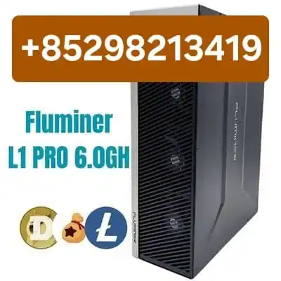 

КРИПТО-МАЙНЕР GLOBAL MINER AND CRYPTO FARM Fluminer L1 Pro - 6Gh/s Doge/LTC, 1400W, бесшумный майнер 6Gh/s 1400W