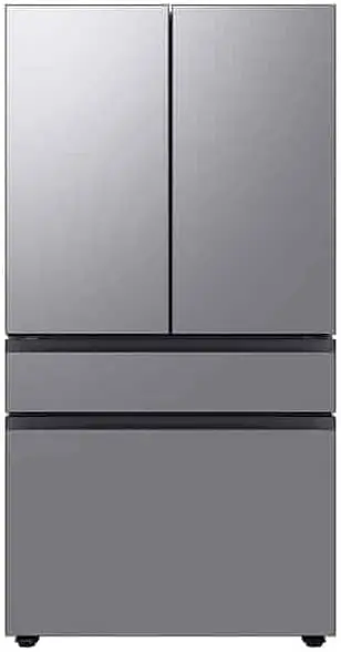 Refrigerador inteligente sob medida com centro de bebidas, profundidade de contador de aço inoxidável, 4 portas, melhor escolha, porta francesa, 23 cu. ft