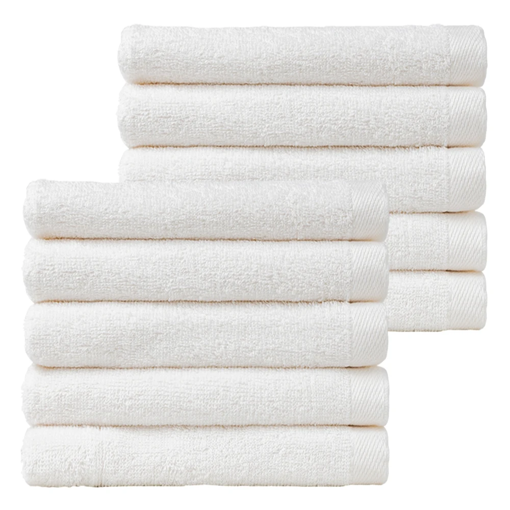 Cotton Living 150g cotton bar 100% hotel towel, White 5 sheets/10 sheets, shower towel, daily towel Hotel Bathroom Shower Towels