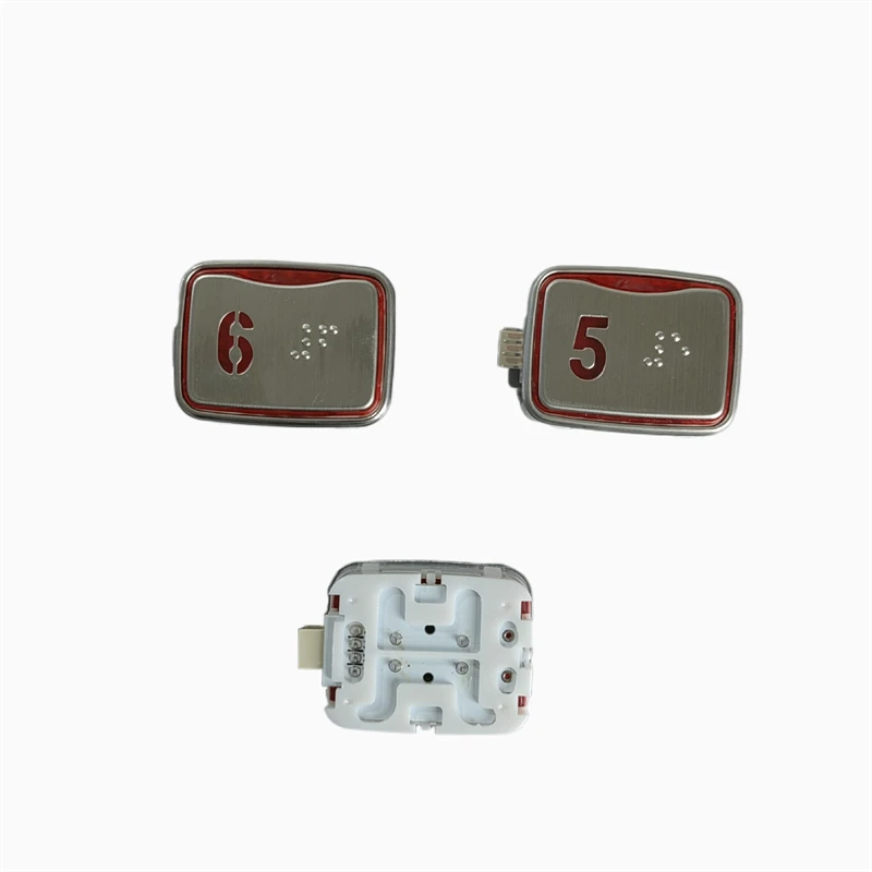 

10PCS AK-25 Elevator Push Button With Braille Lift Accessories