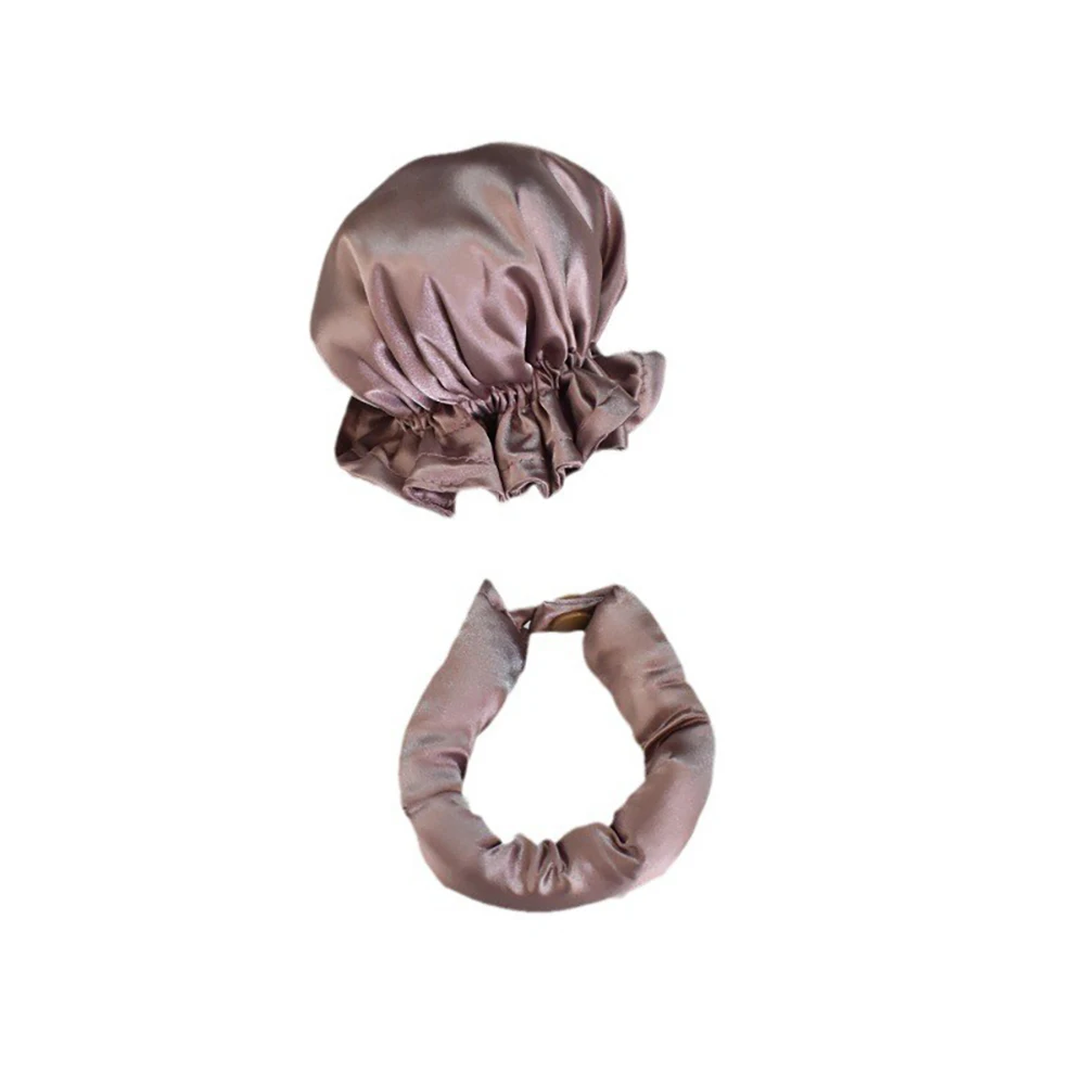 Heatless Curling Rod Silk Curls Hair Rollers Wave Form Curling Sleeping Headband Lazy Hair Curlers with Cap Hair Styling Tools image 6