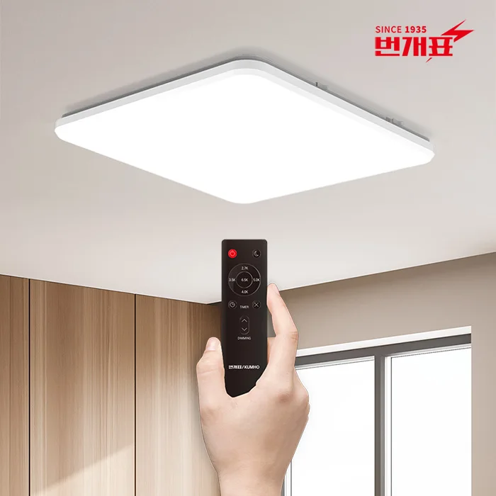 Lightning ticket remote control square room light 50W