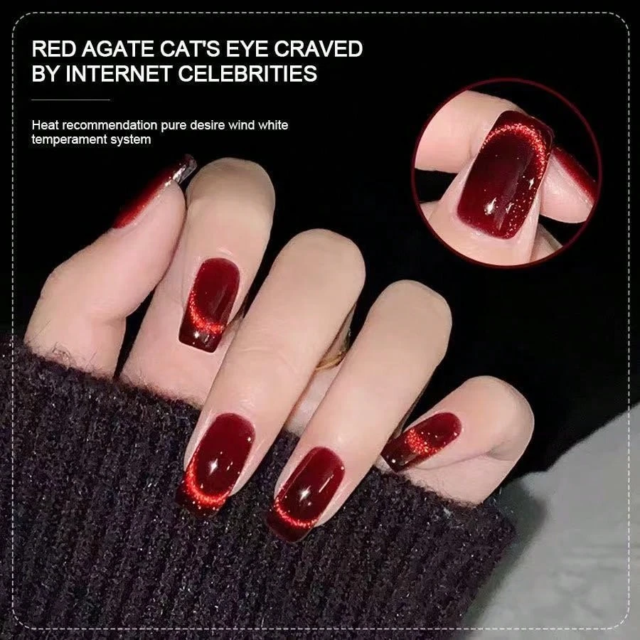 15ml Zijde Naakt Kristal Cat Eye Gel Polish Magnetische Nagellak Holografische Roze Cat Eye Gel Nagellak Gel Gel vernis