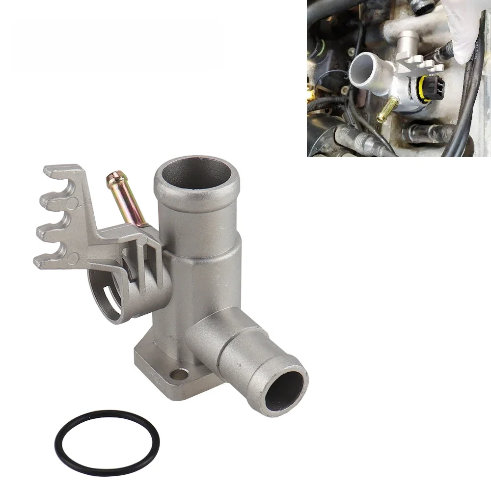 037 121 133E płyn chłodzący silnik rura wąż kołnierz dla VW Caddy Golf Passat vento-eu dla Seat Cordoba aluminium magnez 037121133E — zdjęcie 2