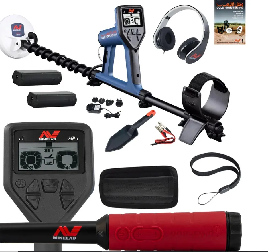 Minelab GOLD MONSTER 1000 Metal Detector with 5