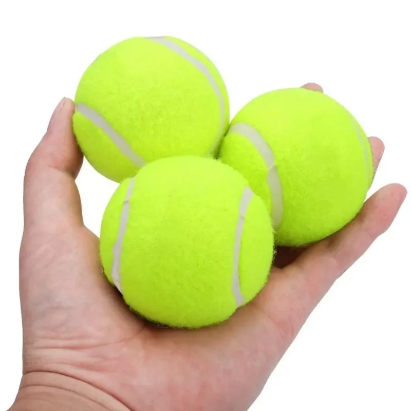 Kit 3 Tennisballen Met Hoge Flexibiliteit Voor Clubtraining-Marblue