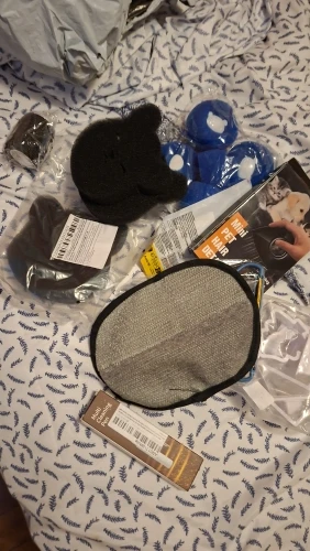 Customer review photo for 4-Mode Pet Hair Remover Brush