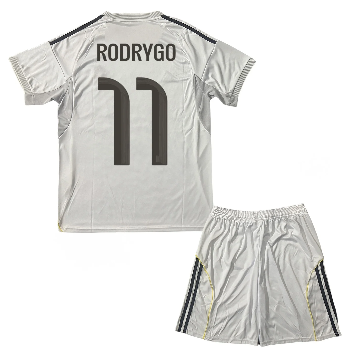 

25-26 Мужская/детская новая спортивная одежда MCF Soccer # 11. Трикотажные изделия Rodrygo. Модная спортивная футболка белого цвета.