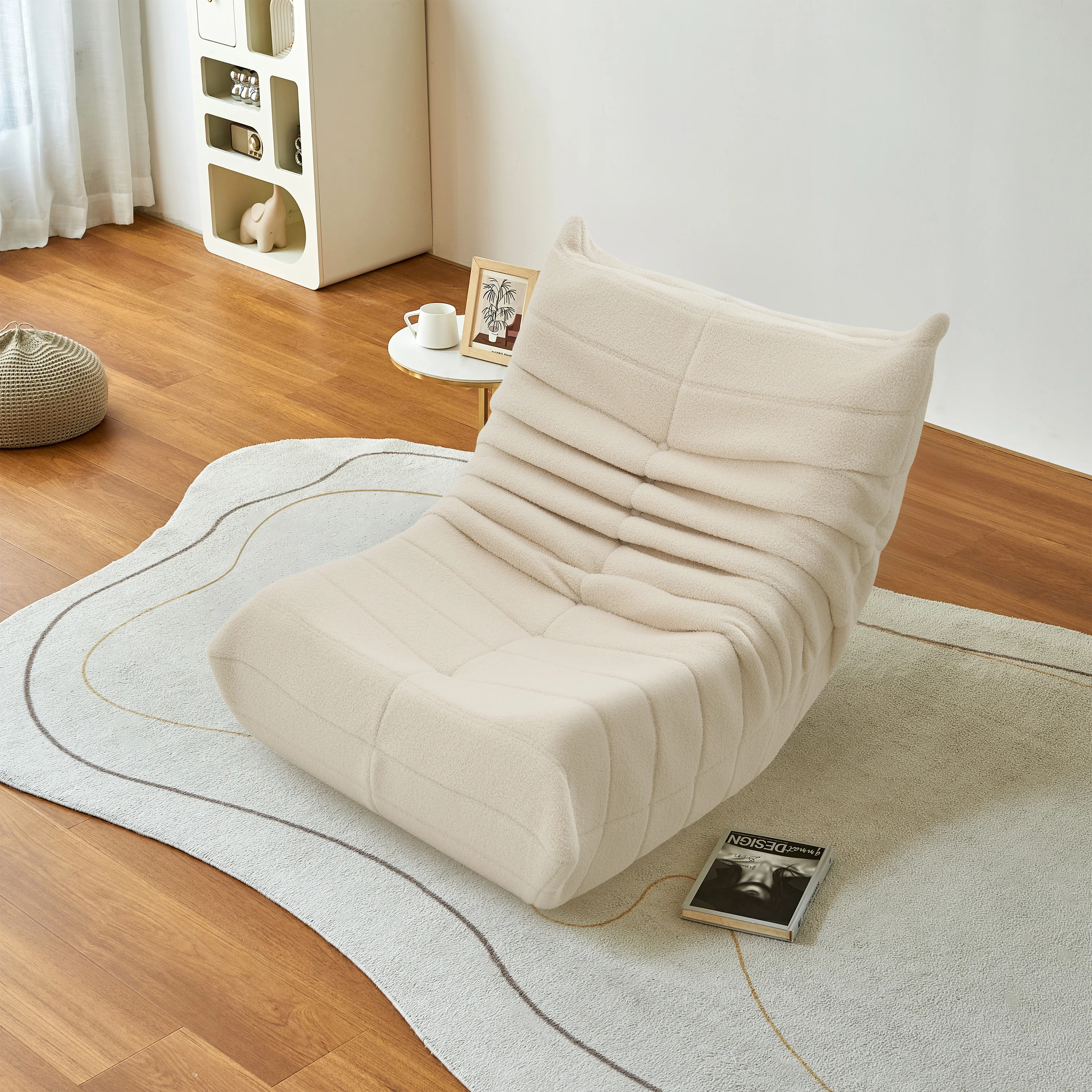 Canapé paresseux Canapé de sol,Canapé en mousse à siège unique Fauteuil pouf pour adulte, pour salon, chambre à coucher,balcon