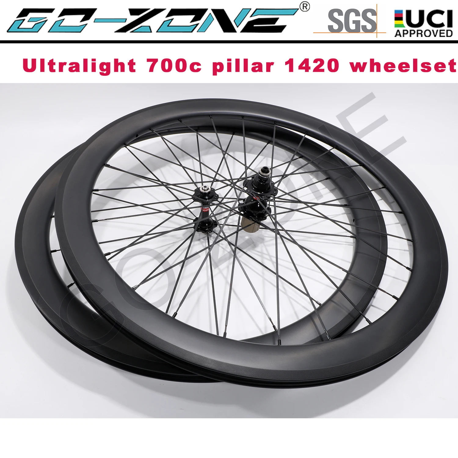 

Super Light Carbon 700c Wheelset Rim Brake Clincher Tubeless Novatec 271 372 Pillar 1420 High TG Carbon Road Rim Brake Wheels