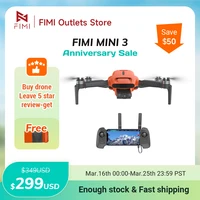 FIMI MINI 3 AI Super Night Video Drone con cámara profesional 4k sensor CMOS apilado de 1/2 pulgada bajo 245g Quadcopter