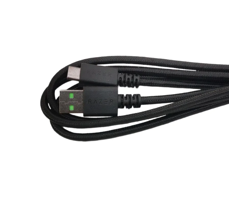 2 متر/6.6FT USB Type-C Typec C وصلة كابل ل رازر هانتسمان النخبة TE 87 Mini & Deathstalker V2 برو لوحة المفاتيح كابل