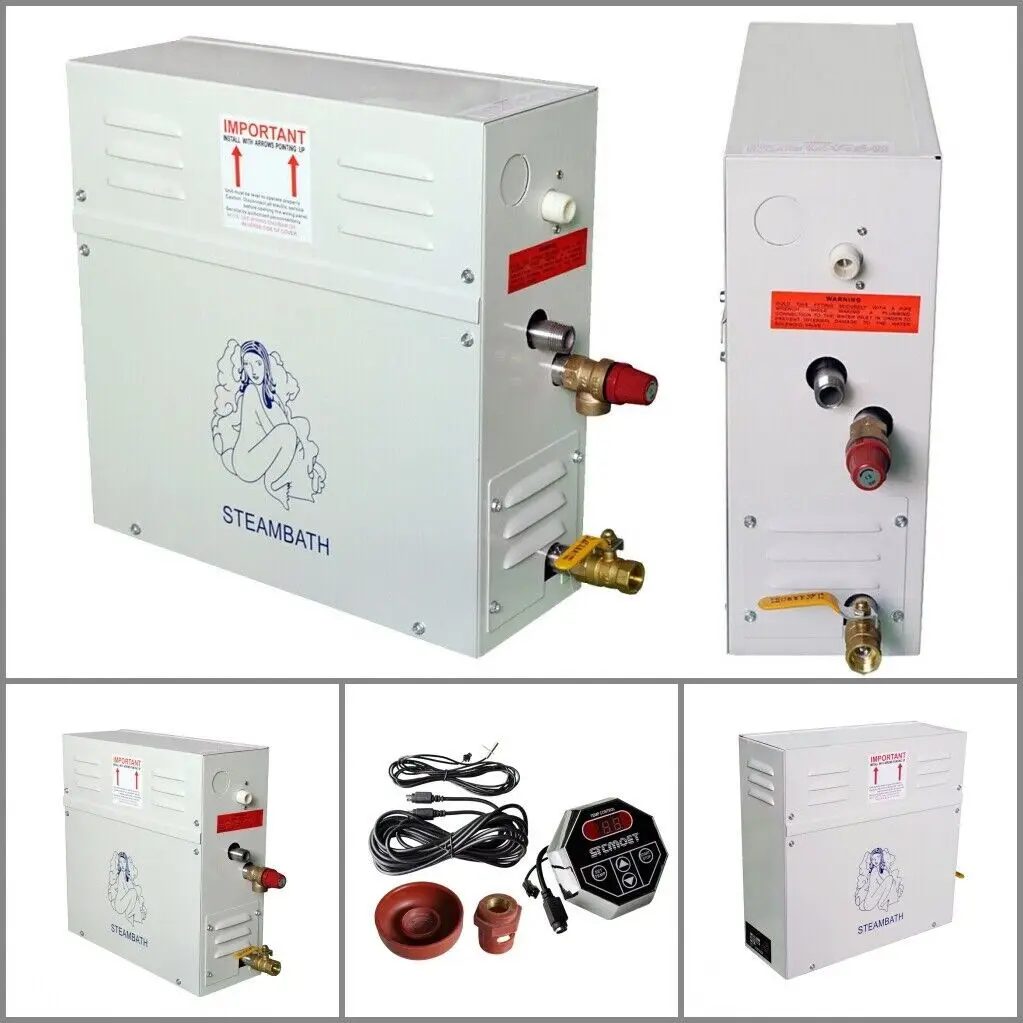 Modern Design Electric Steam Bath Generator for Wet Steam Sauna Control Panel Accessory 220V/380V Home and Commercial Use
