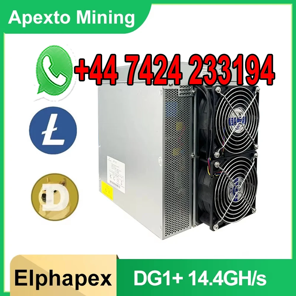 DC COMPRE 2 OBTENGA 1 OFERTA PROMOCIONAL GRATIS ElphaPex DG1+ 14.4Gh/s – LTC+DOGE - CRYPTO