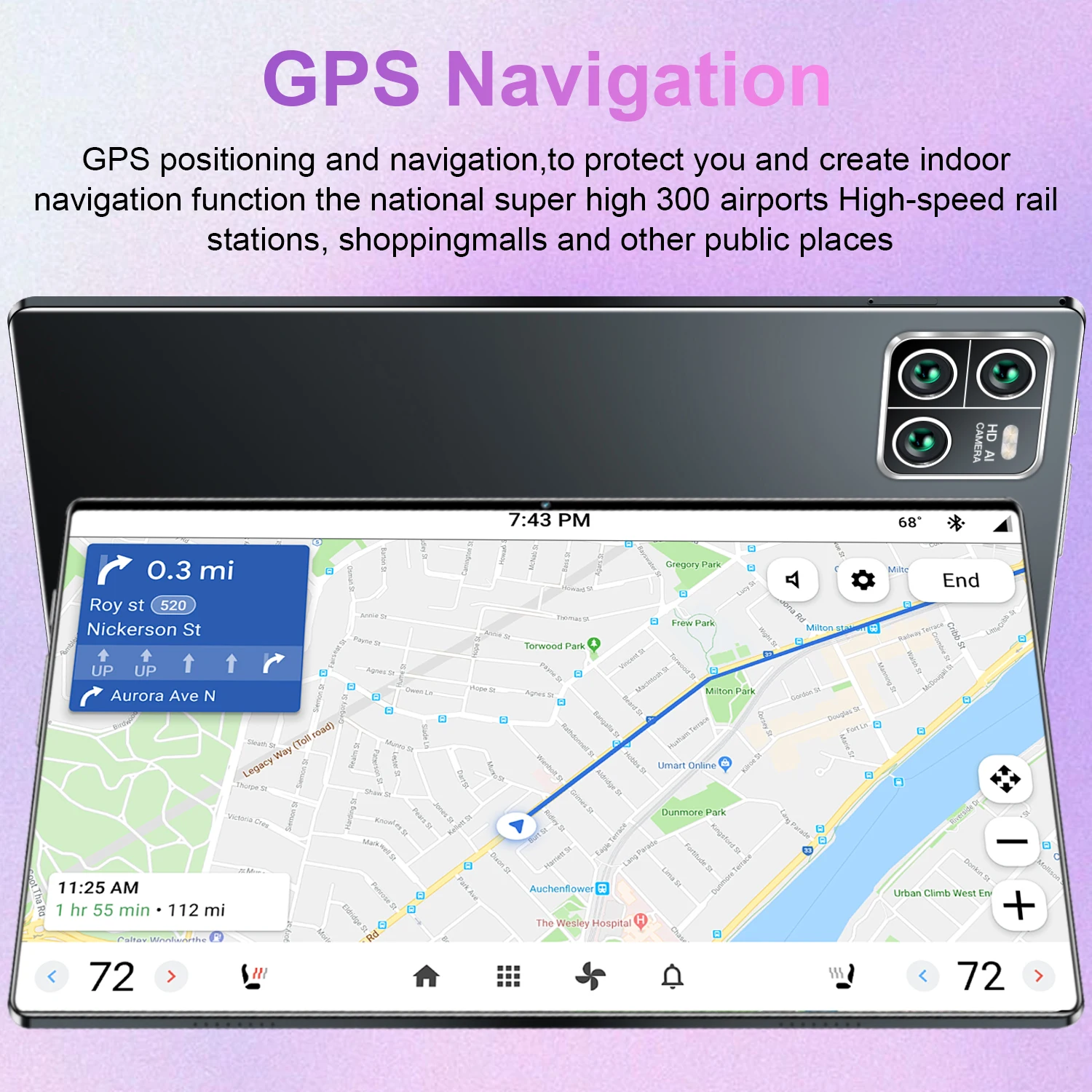 16GB Ram 1TB Rom Android13 Original 5G Pad 10.36inch 20000mAh Bluetooth 14core WIFI Office GPS HD Tablet with keyboard