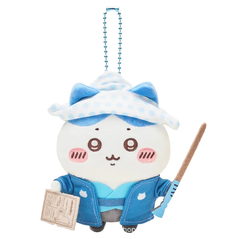 Gapanese Chiikawa Samurai Cross Dressing Hachiware Usagi Fish Fry Shop Assistant Halloween Gift Cute Cartoon Plush Toy Gift