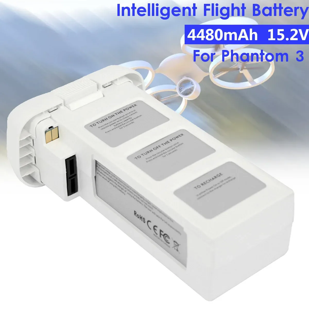 New Upgrade 4480mAh 15.2V 4S Intelligent Flight LiPo Battery For DJI Phantom 3 SE Professional Advanced Standard RC Drone