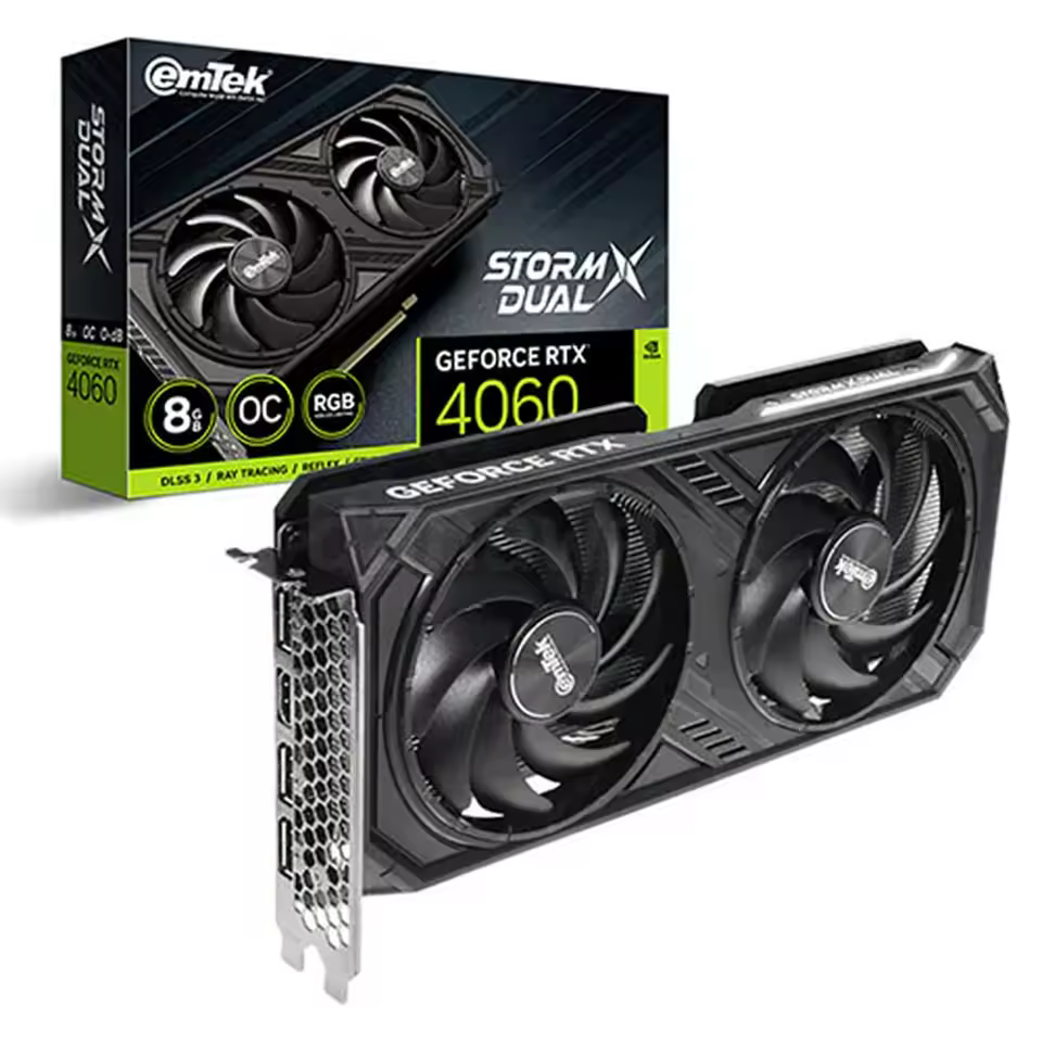 EmTek 이엠텍 지포스 RTX 4060 STORM X Dual OC D6 8GB