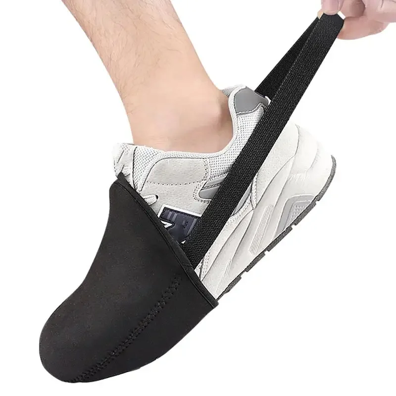 AliExpress Motorcycle Shoes Protection Windproof Half-Length Cycling Overshoes Thermal Toe Cover Sole