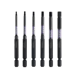 VESSEL 100mm Length Hexagon Screwdriver Bits Set 1/4 inch Hex Drill Head No.SS16 Series 2, 2.5, 3, 4, 5, 6mm