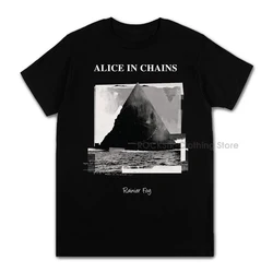 Men Crew Neck Tops Fashion Cotton Tshirt Alice in Chains Sun Logo Print Unisex Casual Rock Style t-shirt High Quality Basic Tees