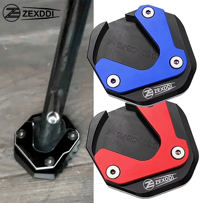 For HONDA TRANSALP XL 750 XL750 2023 2024 Motorcycle Accessories Kickstand Side Stand Extension Support Pad TRANSALP750 Keychain