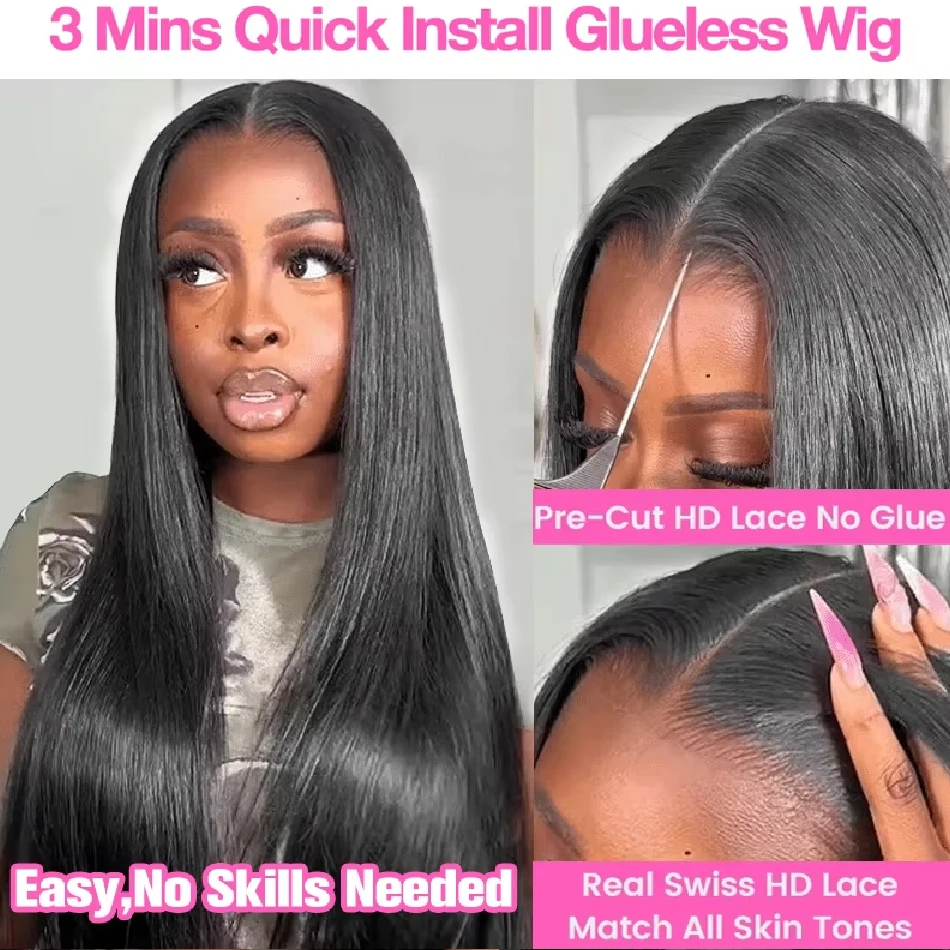 غلويليس الباروكات شعر الإنسان 13x4 13x6 HD الدانتيل الباروكات الأمامية البرازيلي شعر طبيعي مفرود باروكة Hd 5x5 الدانتيل إغلاق شعر مستعار جاهزة لارتداء #6