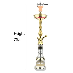 Lomatıt 75cm 70cm 80cm büyük boy mısır, nargile komple set metal donanım nargile, LM-OT009 12-En çok satan, nargile, Mısır - №4