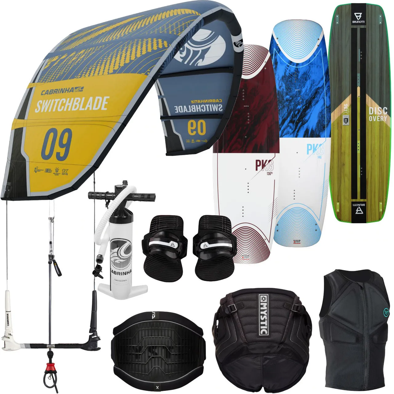 Free Shipping Performance Plus Switchblade Kiteboarding Package